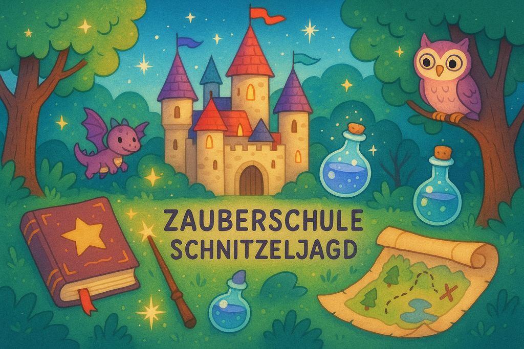 Zaubererschule Schnitzeljagd Für Kinder
