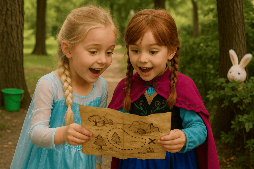 Zauberhafte Eiskönigin Kindergeburtstag Schnitzeljagd: Wie ihr mit Elsa und Anna unvergessliche Abenteuer erlebt
