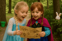 Zauberhafte Eiskönigin Kindergeburtstag Schnitzeljagd: Wie ihr mit Elsa und Anna unvergessliche Abenteuer erlebt - schnitzeljagd-kinder