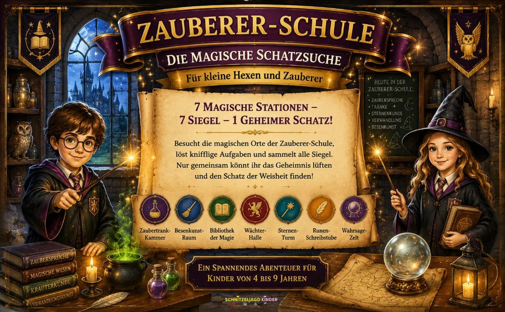 Zauberschule Kindergeburtstag
