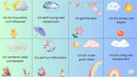 24 Affirmationskarten für Kinder zum Ausdrucken - schnitzeljagd-kinder