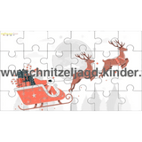 24-TEILIGES WEIHNACHTEN PUZZLE MIT DEM THEMA WEIHNACHTEN ZUM AUSDRUCKEN. - schnitzeljagd-kinder