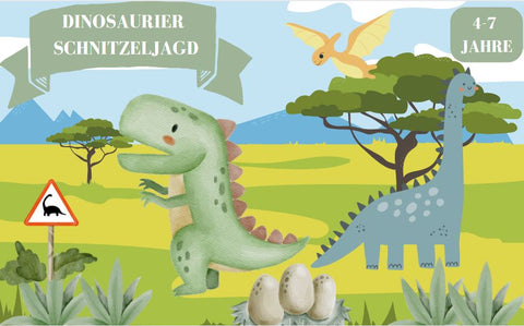 Schnitzeljagd Dinosaurier