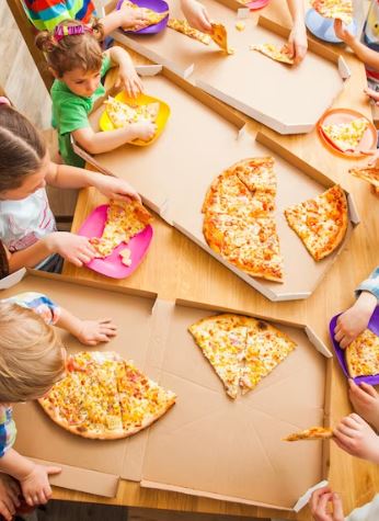 Pizza- Kindergeburtstag- Prinzessin