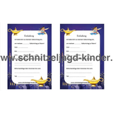 Aladin Einladungskarte Für Kindergeburtstag Vorlage zum ausdrucken - schnitzeljagd-kinder