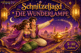 Wunderlampe Schnitzeljagd zum Ausdrucken