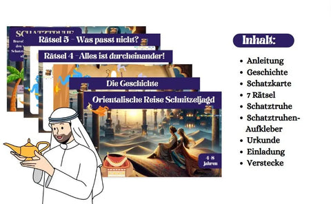 Aladdin Geburtstagsparty: Wie man den Geburtstag eines Kindes mit einer zauberhaften Schatzsuche feiert