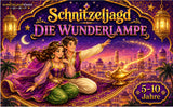 Wunderlampe Schnitzeljagd zum Ausdrucken