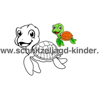 Ausmalbildern Schildkröte Kostenlos - schnitzeljagd-kinder