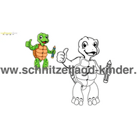 Ausmalbildern Schildkröte Kostenlos - schnitzeljagd-kinder
