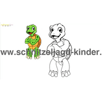 Ausmalbildern Schildkröte Kostenlos - schnitzeljagd-kinder