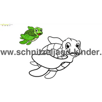 Ausmalbildern Schildkröte Kostenlos - schnitzeljagd-kinder