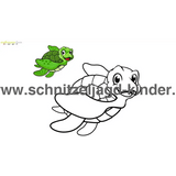 Ausmalbildern Schildkröte Kostenlos - schnitzeljagd-kinder