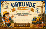 Bagger-Baustellen Schnitzeljagd für Kinder - schnitzeljagd-kinder