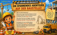 Bagger-Baustellen Schnitzeljagd für Kinder - schnitzeljagd-kinder