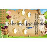 BAUERNHOF SCHNITZELJAGD ZUM AUSDRUCKEN PDF - 6-7 JAHREN - schnitzeljagd-kinder