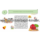 BAUERNHOF SCHNITZELJAGD ZUM AUSDRUCKEN PDF - 6-7 JAHREN - schnitzeljagd-kinder