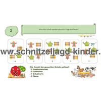 BAUERNHOF SCHNITZELJAGD ZUM AUSDRUCKEN PDF - 6-7 JAHREN - schnitzeljagd-kinder