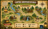 Camping Schnitzeljagd Kinder - Wald Schatzsuche