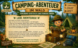Camping Schnitzeljagd Kinder - Wald Schatzsuche