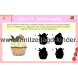 Candy Schatzsuche-5-8 Jahren-Schnitzeljagd Zum Ausdrucken - schnitzeljagd-kinder