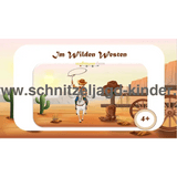 Cowboy-Schnitzeljagd Im Wilden Westen Für 4-Jährige-Kindergeburtstag-4 Jahren - Schnitzeljagd Aufgaben Zum Ausdrucken Pdf - schnitzeljagd-kinder