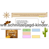 Cowboy-Schnitzeljagd Im Wilden Westen -Kindergeburtstag-8+ Jahren - Schnitzeljagd Aufgaben Zum Ausdrucken Pdf - schnitzeljagd-kinder