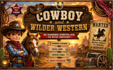 Cowboy und Wilder Westen Schnitzeljagd - schnitzeljagd-kinder