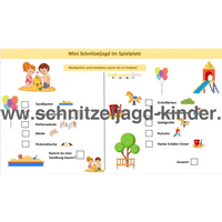 Das Abenteuer im Spielplatz: Mini Schnitzeljagd für kleine Entdecker - schnitzeljagd-kinder