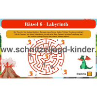 DAS DRACHENEI SCHNITZELJAGD - SCHATZSUCHE KINDERGEBURTSTAG-5-8 JAHREN - SCHNITZELJAGD AUFGABEN ZUM AUSDRUCKEN PDF - schnitzeljagd-kinder