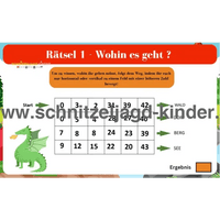 Das Drachenei Schnitzeljagd - Schatzsuche Kindergeburtstag-5-8 Jahren - Schnitzeljagd Aufgaben Zum Ausdrucken Pdf - schnitzeljagd-kinder