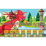 DAS DRACHENEI SCHNITZELJAGD - SCHATZSUCHE KINDERGEBURTSTAG-5-8 JAHREN - SCHNITZELJAGD AUFGABEN ZUM AUSDRUCKEN PDF - schnitzeljagd-kinder