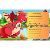 DAS DRACHENEI SCHNITZELJAGD - SCHATZSUCHE KINDERGEBURTSTAG-5-9 JAHREN - SCHNITZELJAGD AUFGABEN ZUM AUSDRUCKEN PDF - schnitzeljagd-kinder