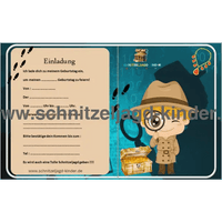 Detektiv Schatzsuche – Schnitzeljagd Zum Ausdrucken - schnitzeljagd-kinder