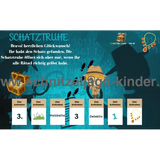 Detektiv Schatzsuche – Schnitzeljagd Zum Ausdrucken - schnitzeljagd-kinder