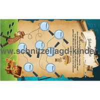 Detektiv Schatzsuche – Schnitzeljagd Zum Ausdrucken - schnitzeljagd-kinder