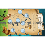 Detektiv Schatzsuche – Schnitzeljagd Zum Ausdrucken - schnitzeljagd-kinder
