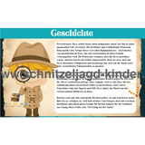 Detektiv Schatzsuche – Schnitzeljagd Zum Ausdrucken - schnitzeljagd-kinder