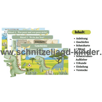 Dinosaurier Schatzsuche - Schnitzeljagd zum Ausdrucken (4-7 Jahre) - schnitzeljagd-kinder