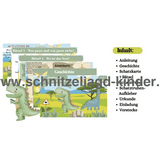 Dinosaurier Schatzsuche - Schnitzeljagd zum Ausdrucken (4-7 Jahre) - schnitzeljagd-kinder