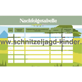 Dinosaurier Schatzsuche - Schnitzeljagd zum Ausdrucken (4-7 Jahre) - schnitzeljagd-kinder