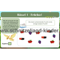 DINOSAURIER-SCHNITZELJAGD - DIE INSEL DER DINOSAURIER-5-8 JAHREN - DINO SCHNITZELJAGD AUFGABEN ZUM AUSDRUCKEN PDF - schnitzeljagd-kinder
