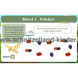 Dinosaurier-Schnitzeljagd - Die Insel der Dinosaurier-5-8 Jahren - Dino schnitzeljagd aufgaben zum ausdrucken pdf - schnitzeljagd-kinder