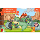 Drachen-Schatzsuche - Schnitzeljagd zum Ausdrucken (4-7 Jahre) - schnitzeljagd-kinder