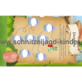 Drachen-Schatzsuche - Schnitzeljagd zum Ausdrucken (4-7 Jahre) - schnitzeljagd-kinder