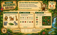 Dschungel Schatzsuche für Kinder - schnitzeljagd-kinder