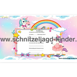 Einhorn Einladungskarte Für Kindergeburtstag Vorlage