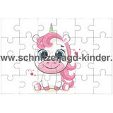 EINHORN-KAWAII- PUZZLE PDF : 24 STÜCK - KOSTENLOSE - schnitzeljagd-kinder