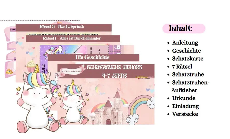 Einhorn-Schatzsuche