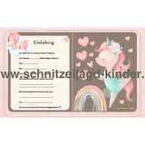 Einhorn Schatzsuche zum Ausdrucken-Schnitzeljagd Aufgaben zum Ausdrucken (PDF) - schnitzeljagd-kinder